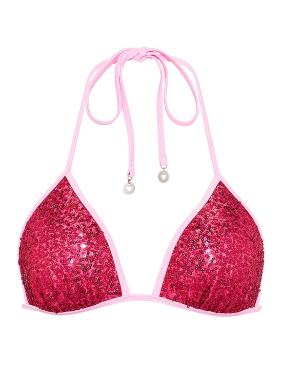 PINK Victoria's Secret Other - New Victorias Secret PINK Sequin Bikini Top Elle SOLD OUT Legally Blonde